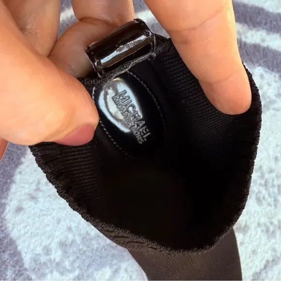 Michael Michael Kors Skyler Stretch-Knit Sock Sneaker in Black 9 - Picture 13 of 13